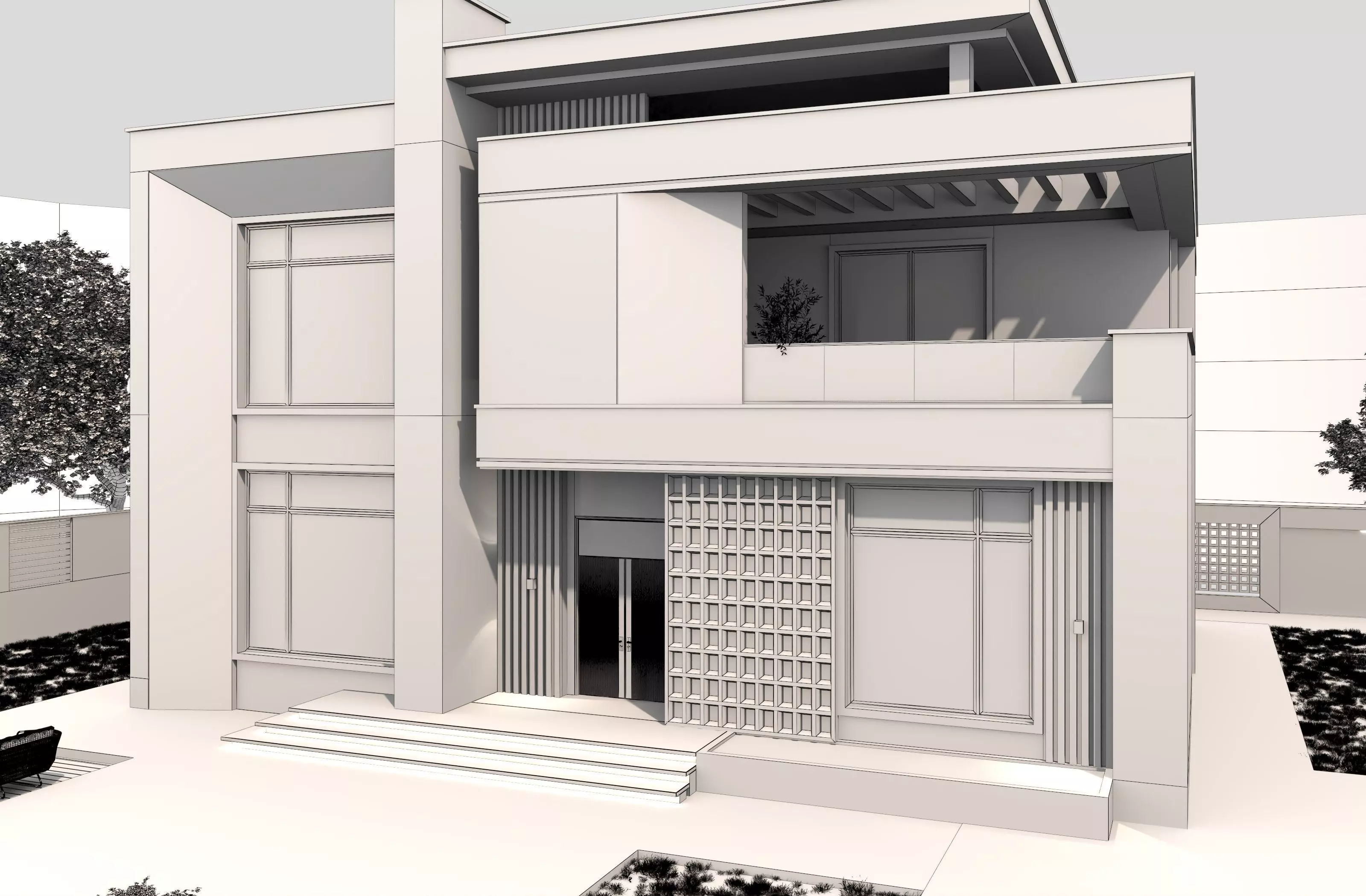 House Exterior 3D model_15