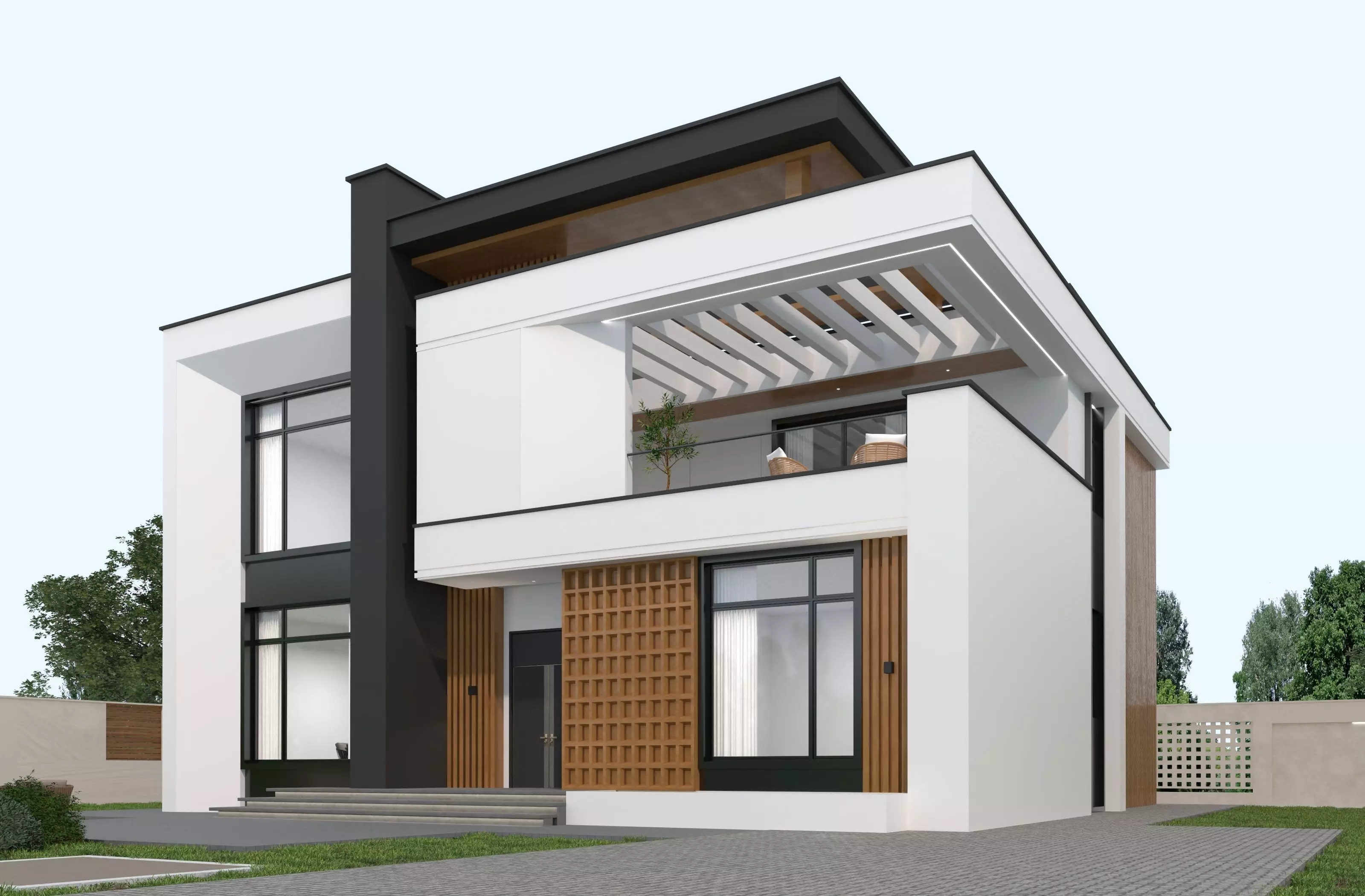 House Exterior 3D model_1