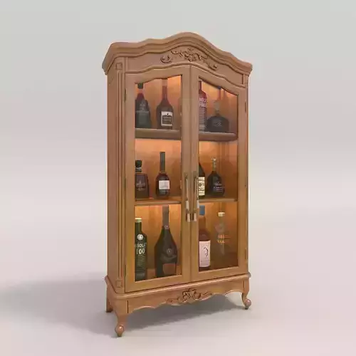 Classic European style Wine Cabinet 3