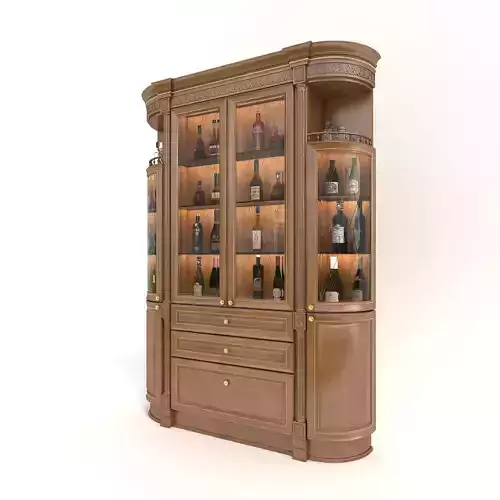 Classic European style Wine Cabinet 4