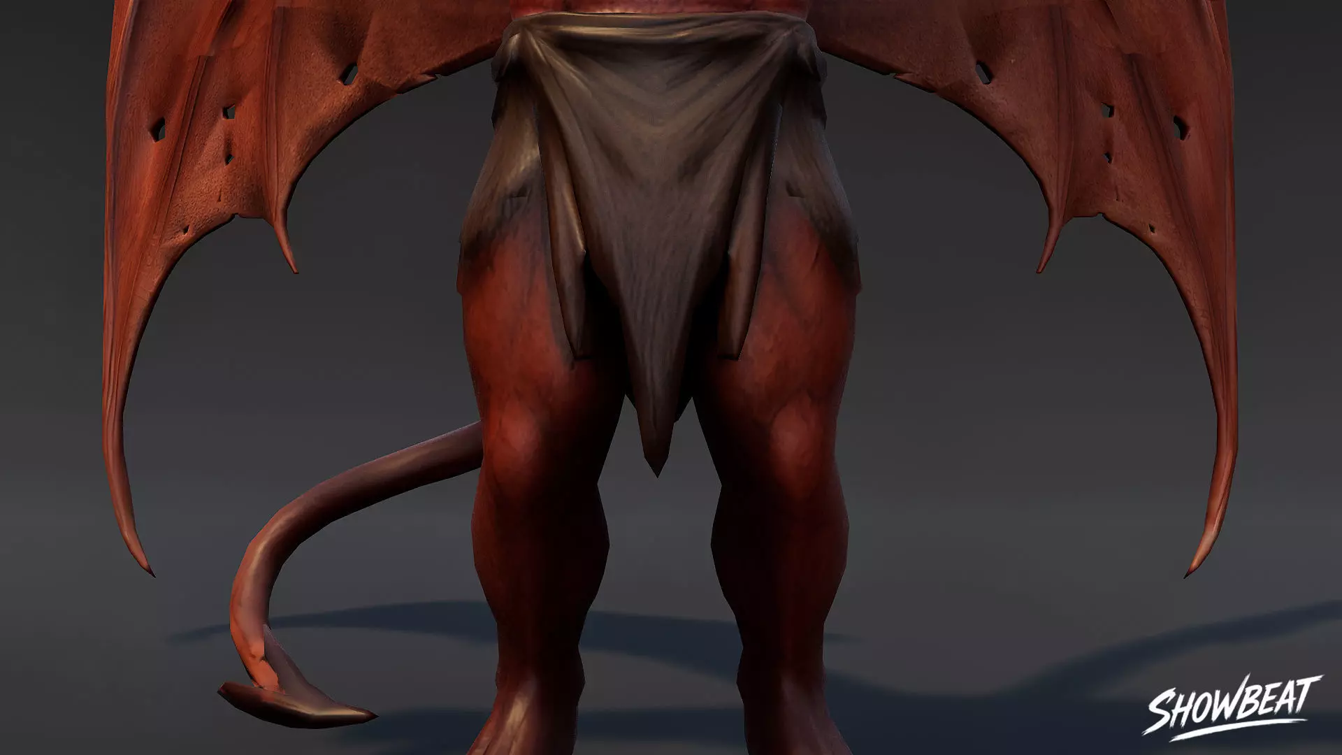 Elder Imp T-Pose Low-poly 3D model_5