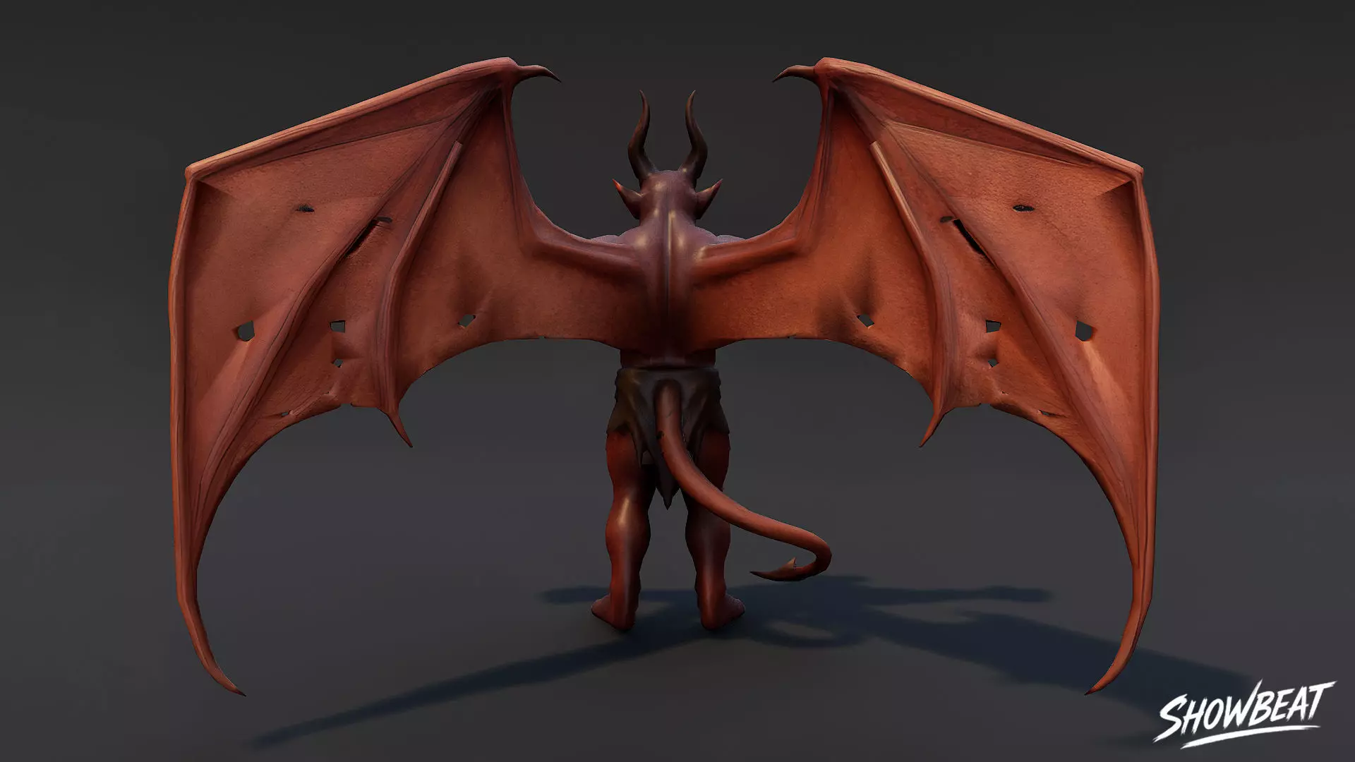 Elder Imp T-Pose Low-poly 3D model_3
