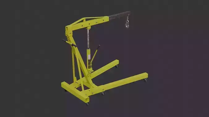 Engine Hoist on Wheel Base