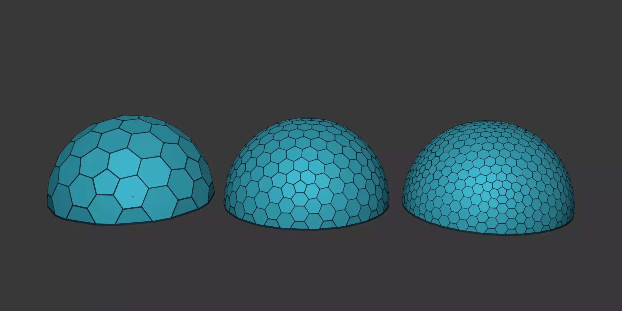Geodesic Domes Pack Architecture Free low-poly 3D model_3