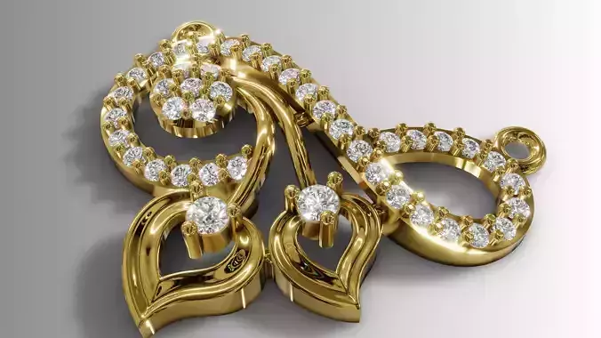 Infinity Diamond Pendant