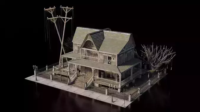 Dark Fantasy Building - Mayors House