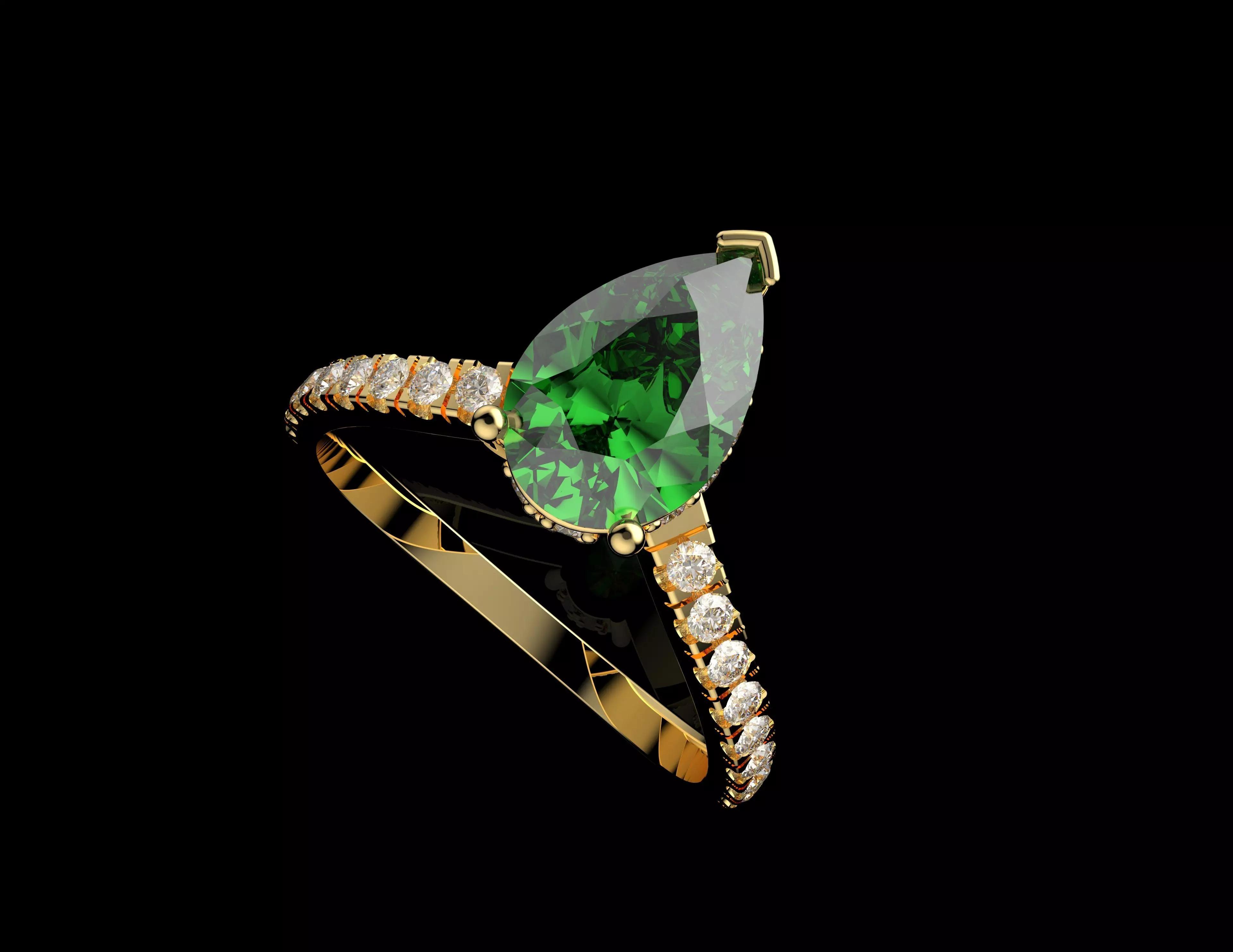 Gold N1537 3D print model_7