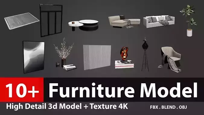Living Room Model Vol 9 Asset Libraries
