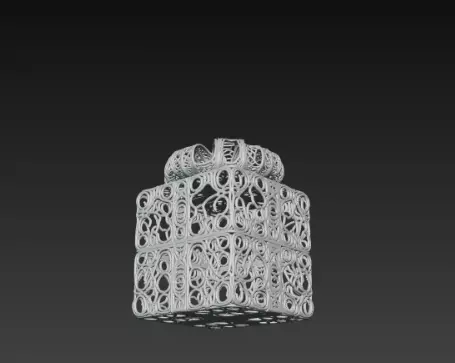 3D Gift Box Model Festive Celebration Concept 3D print model_9