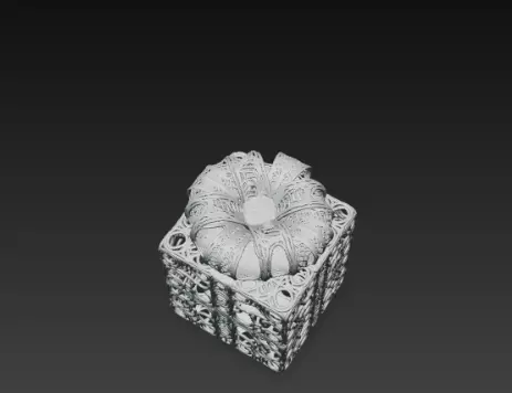 3D Gift Box Model Festive Celebration Concept 3D print model_6