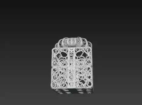 3D Gift Box Model Festive Celebration Concept 3D print model_10