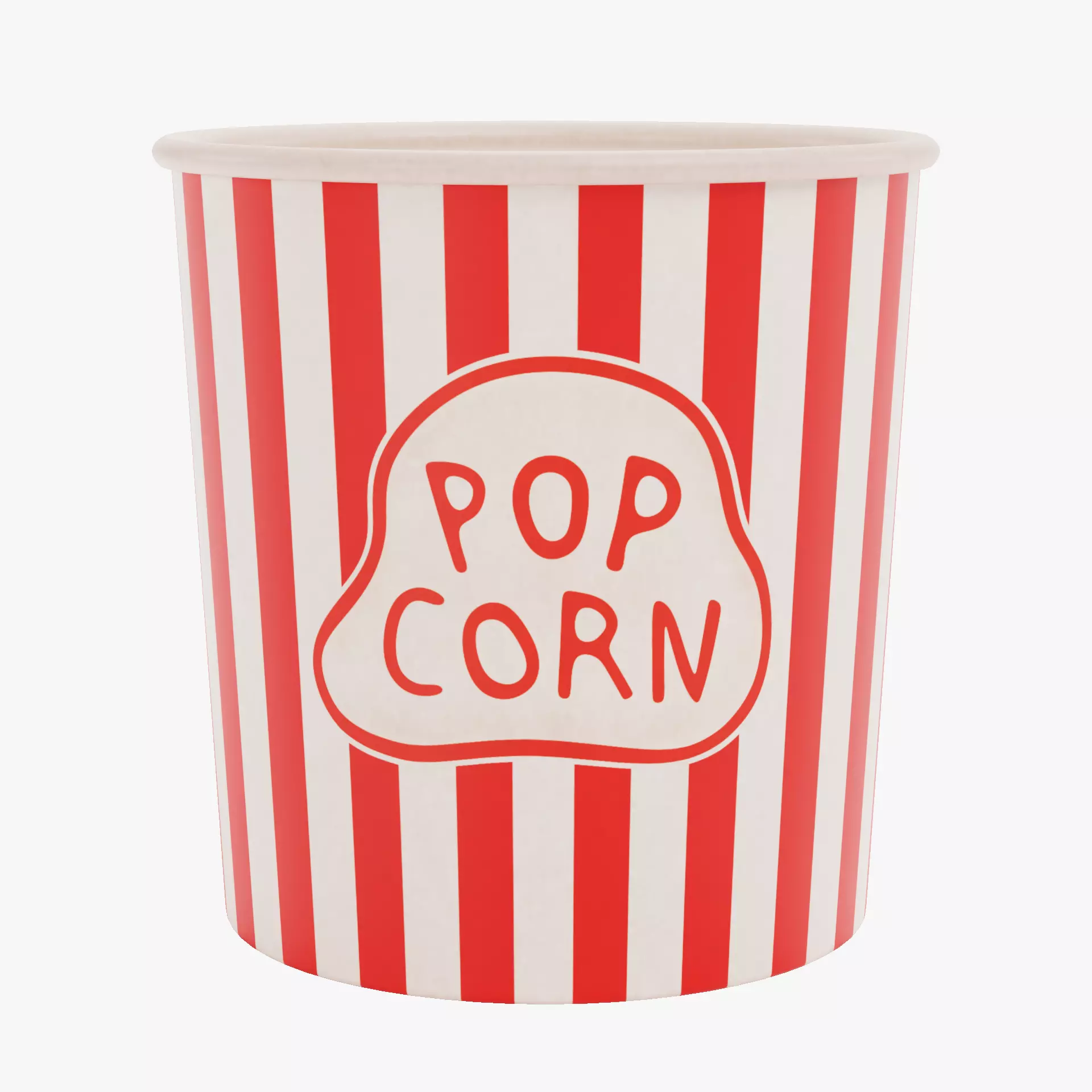 -Popcorn Cup V1- Low-poly 3D model_11