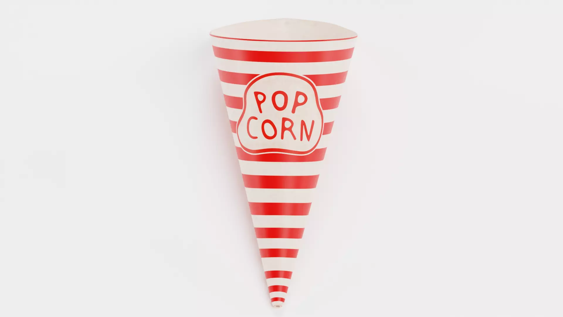 -Popcorn Cup V3- Low-poly 3D model_2