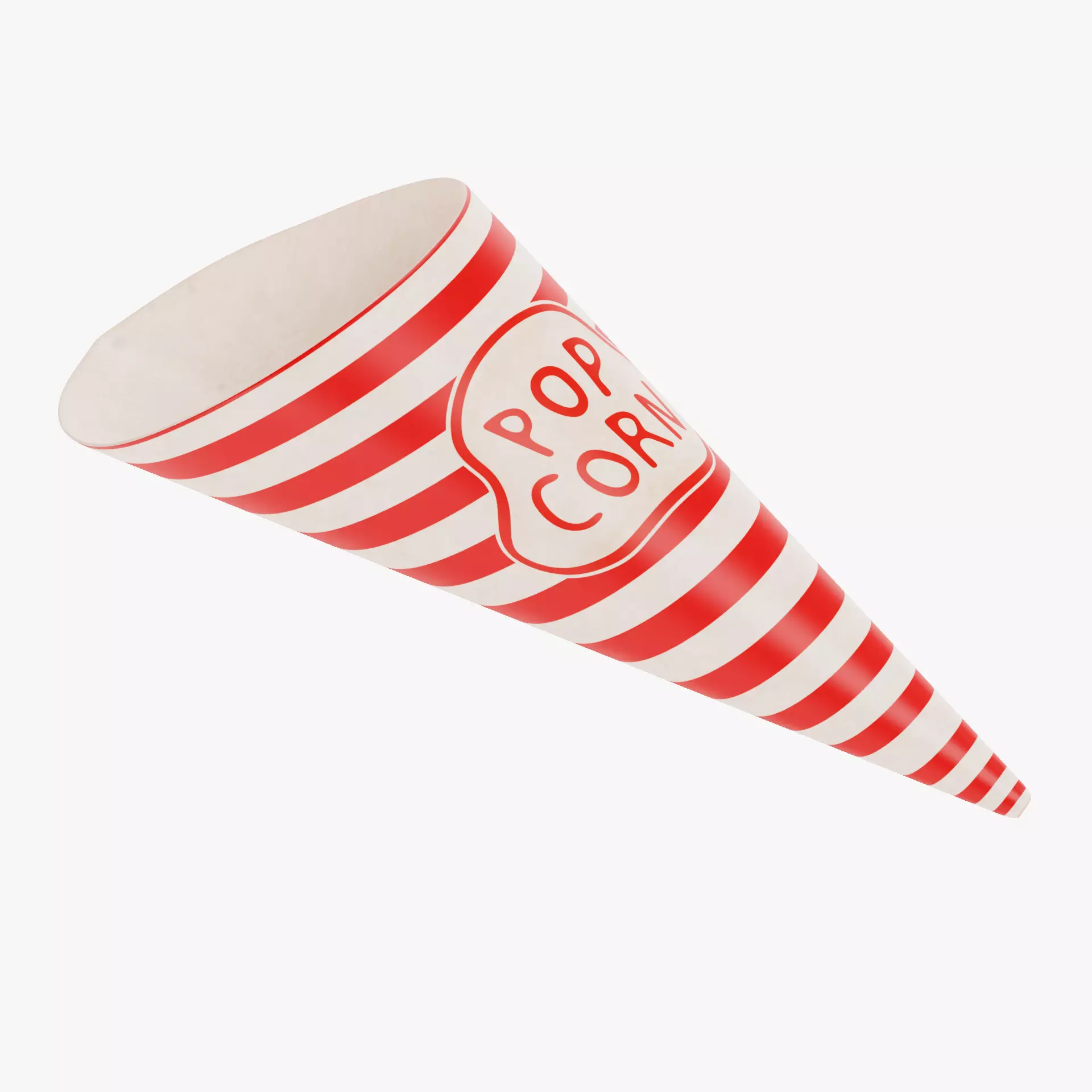 -Popcorn Cup V3- Low-poly 3D model_12