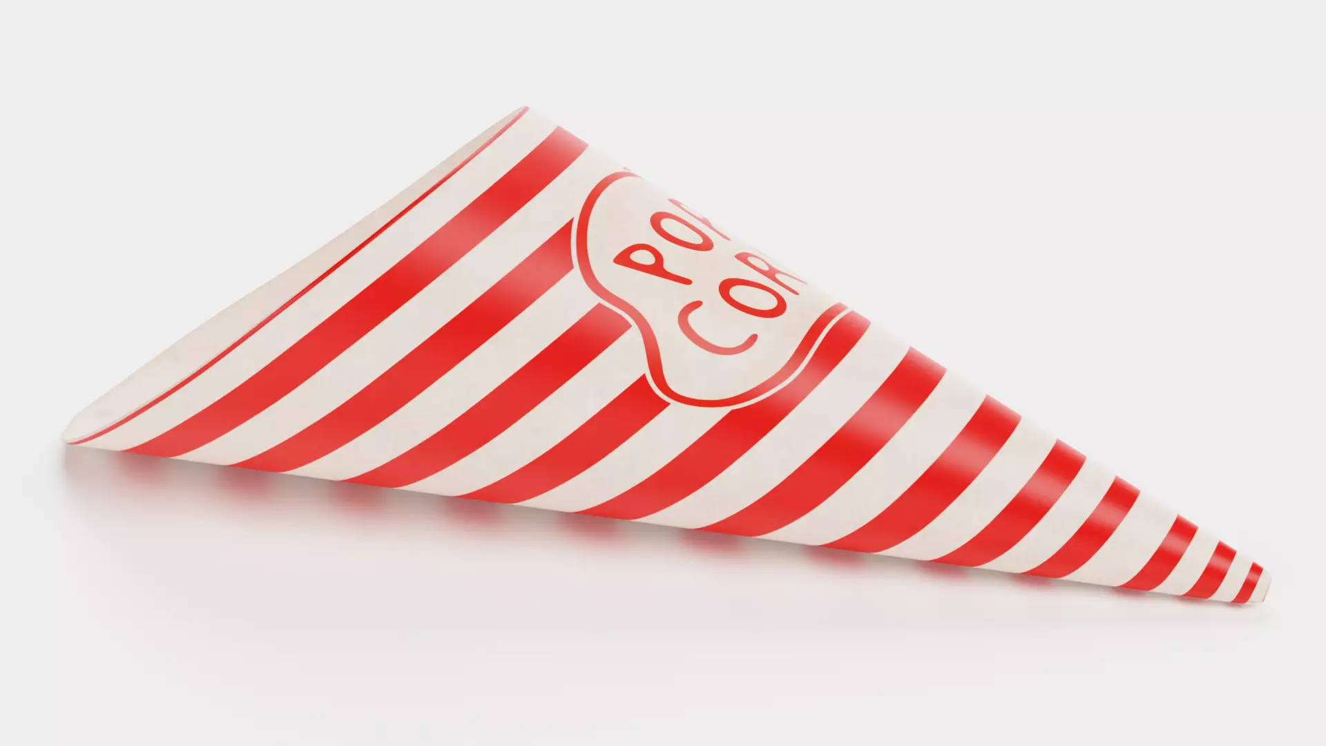 -Popcorn Cup V3- Low-poly 3D model_1