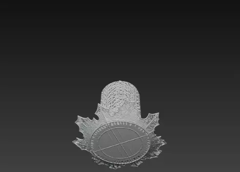 3D Christmas Candle Model Festive Holiday Decor 3D print model_10