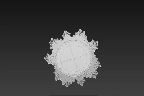 3D Christmas Candle Model Festive Holiday Decor 3D print model_11