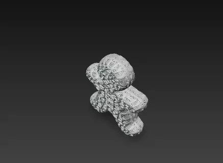 3D Gingerbread Man Model Merry Christmas Scene 3D print model_11