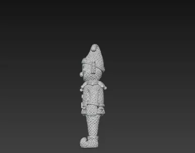 3D Christmas Elf Model Festive Holiday Character 3D print model_7