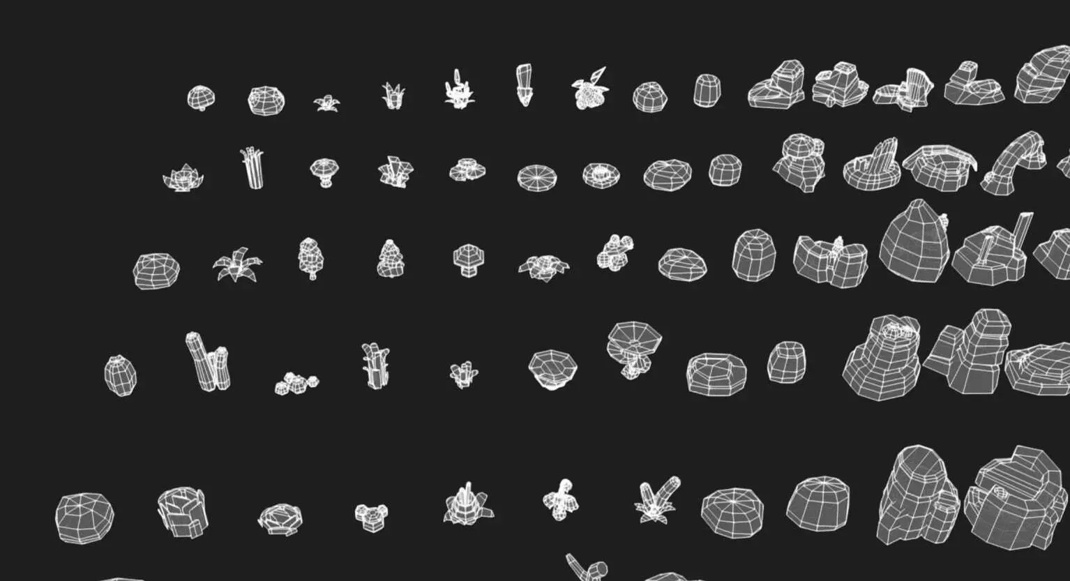 Stylized Nature Asset Pack 3D model_10