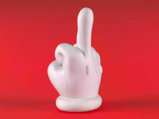 Mario Hand - Middle Finger