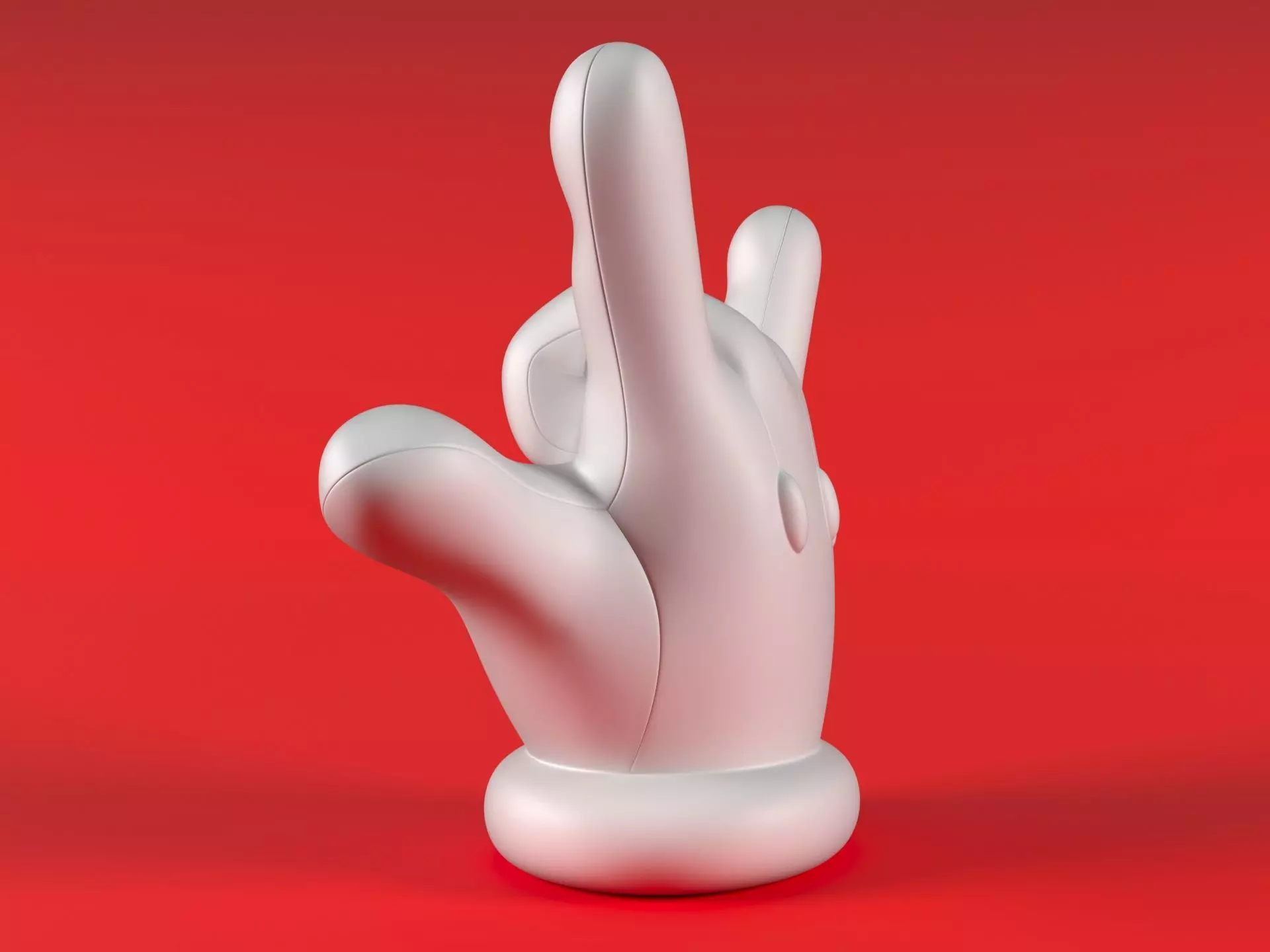 Mario Hand - ILY 3D print model_5