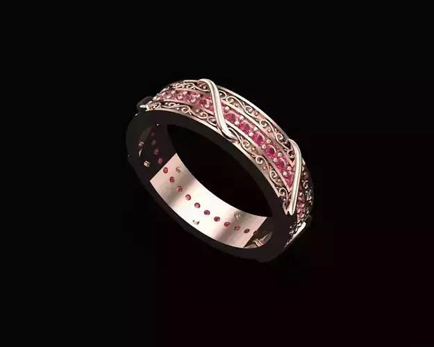 The Enchanted Vine Eternity Band