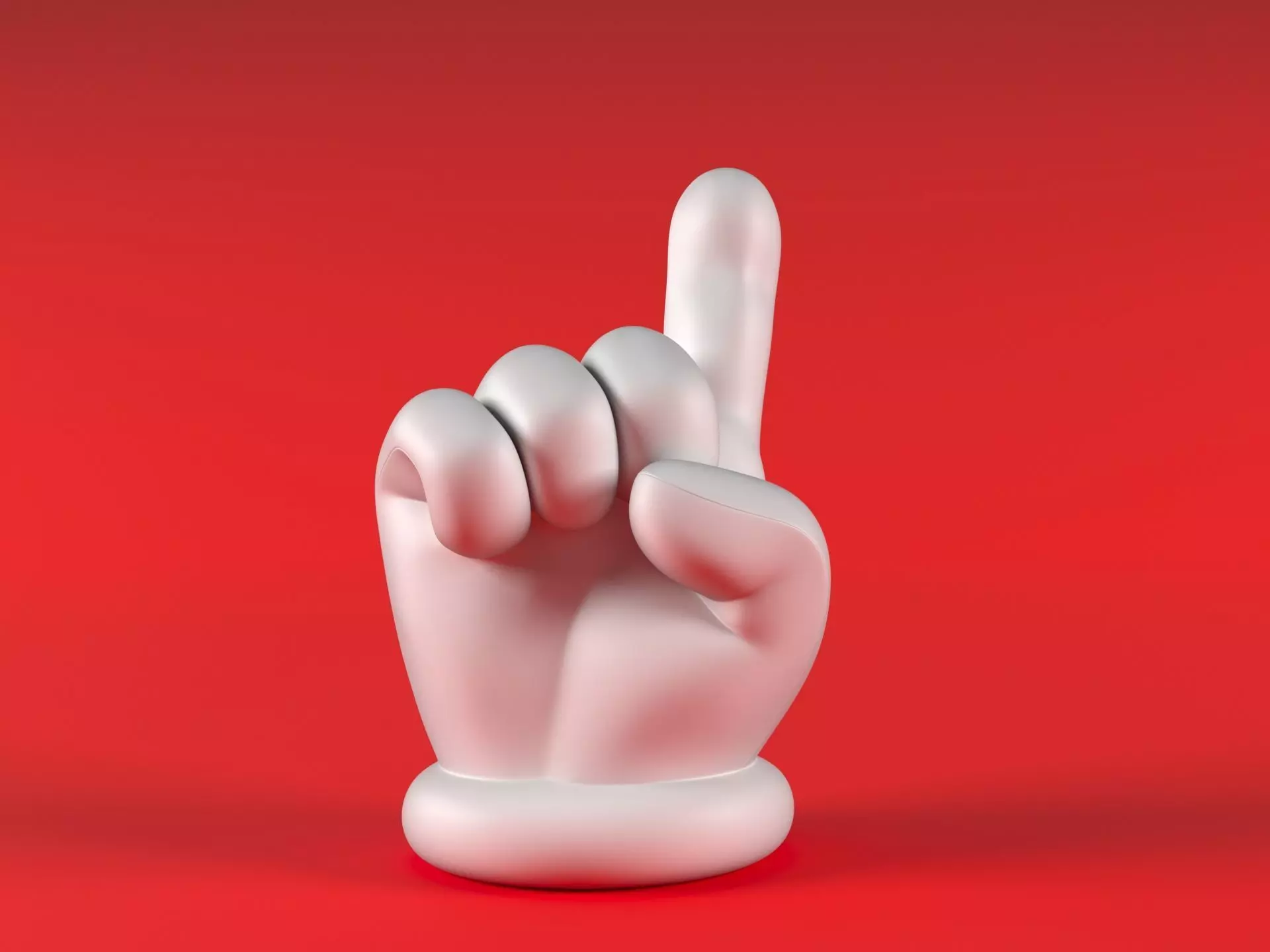 Mario Hand - Index 3D print model_8