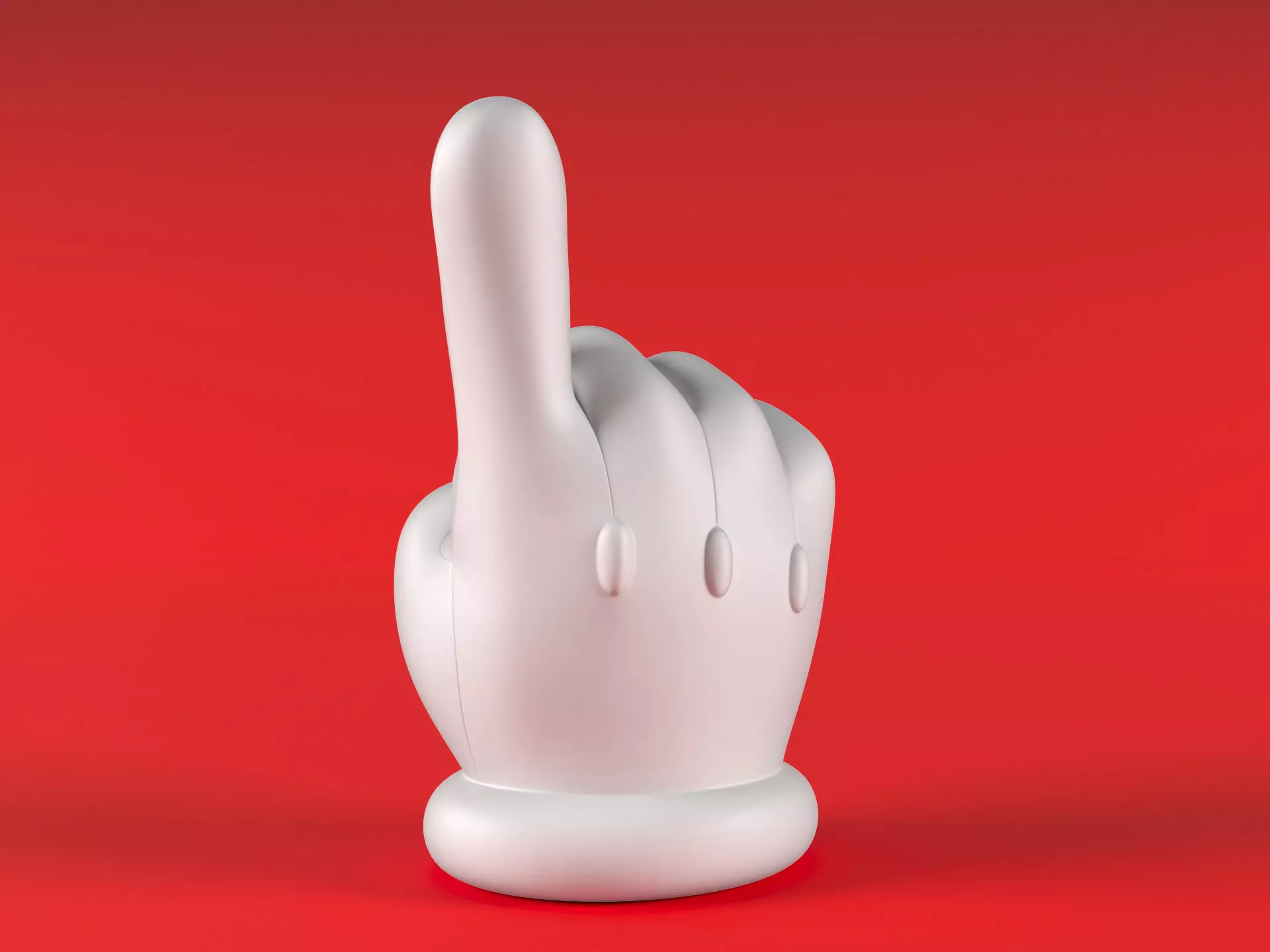 Mario Hand - Index 3D print model_0