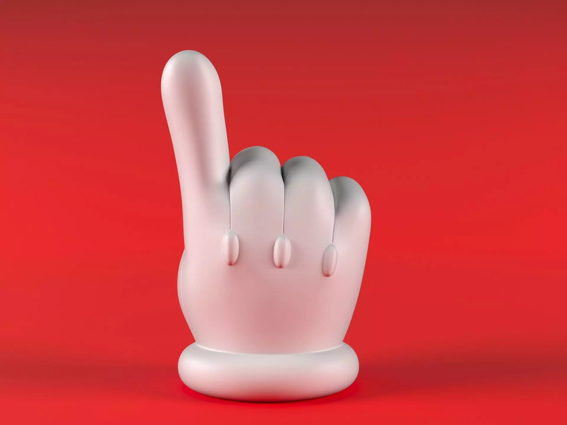 Mario Hand - Index 3D print model_14