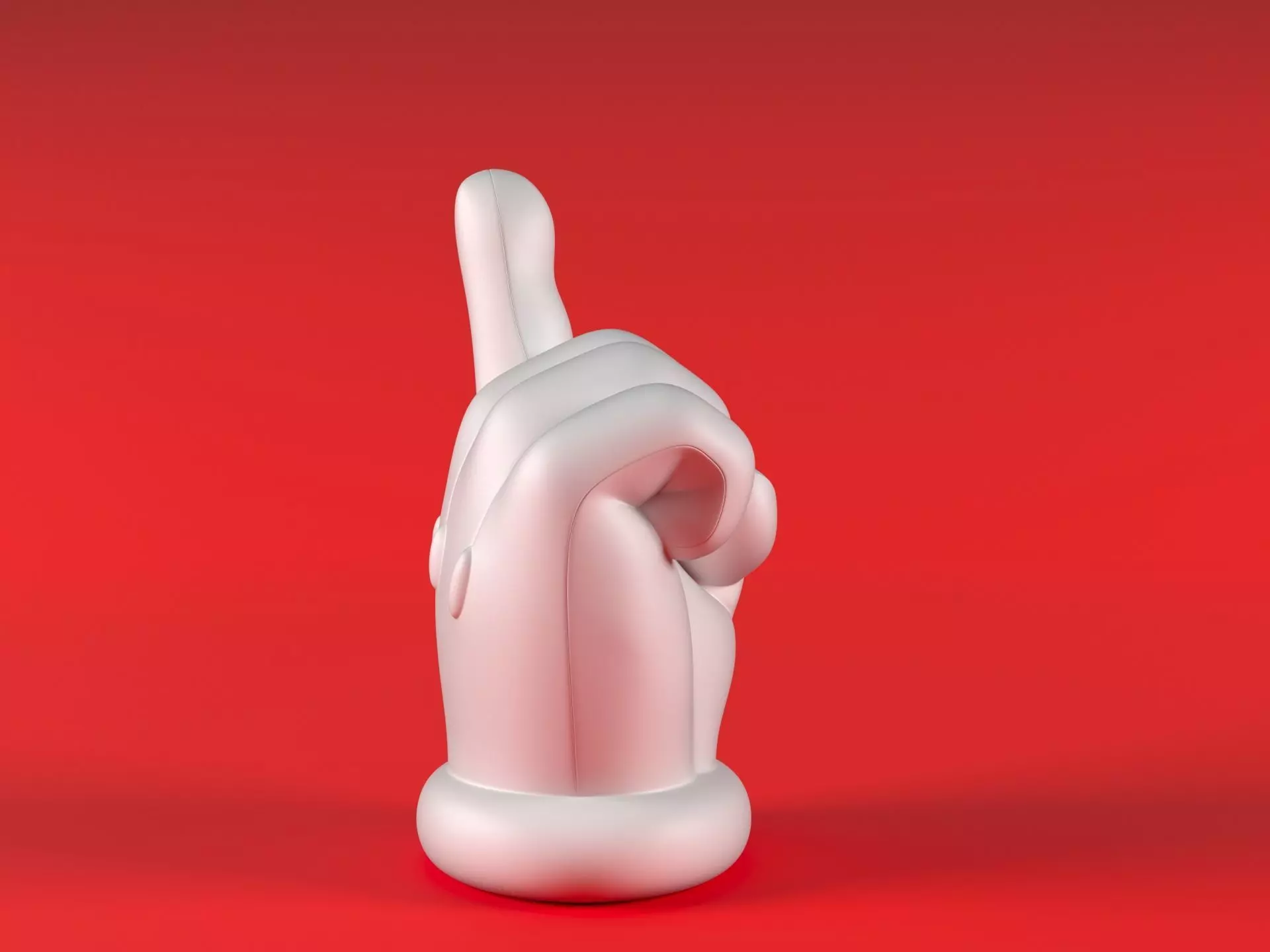 Mario Hand - Index 3D print model_11