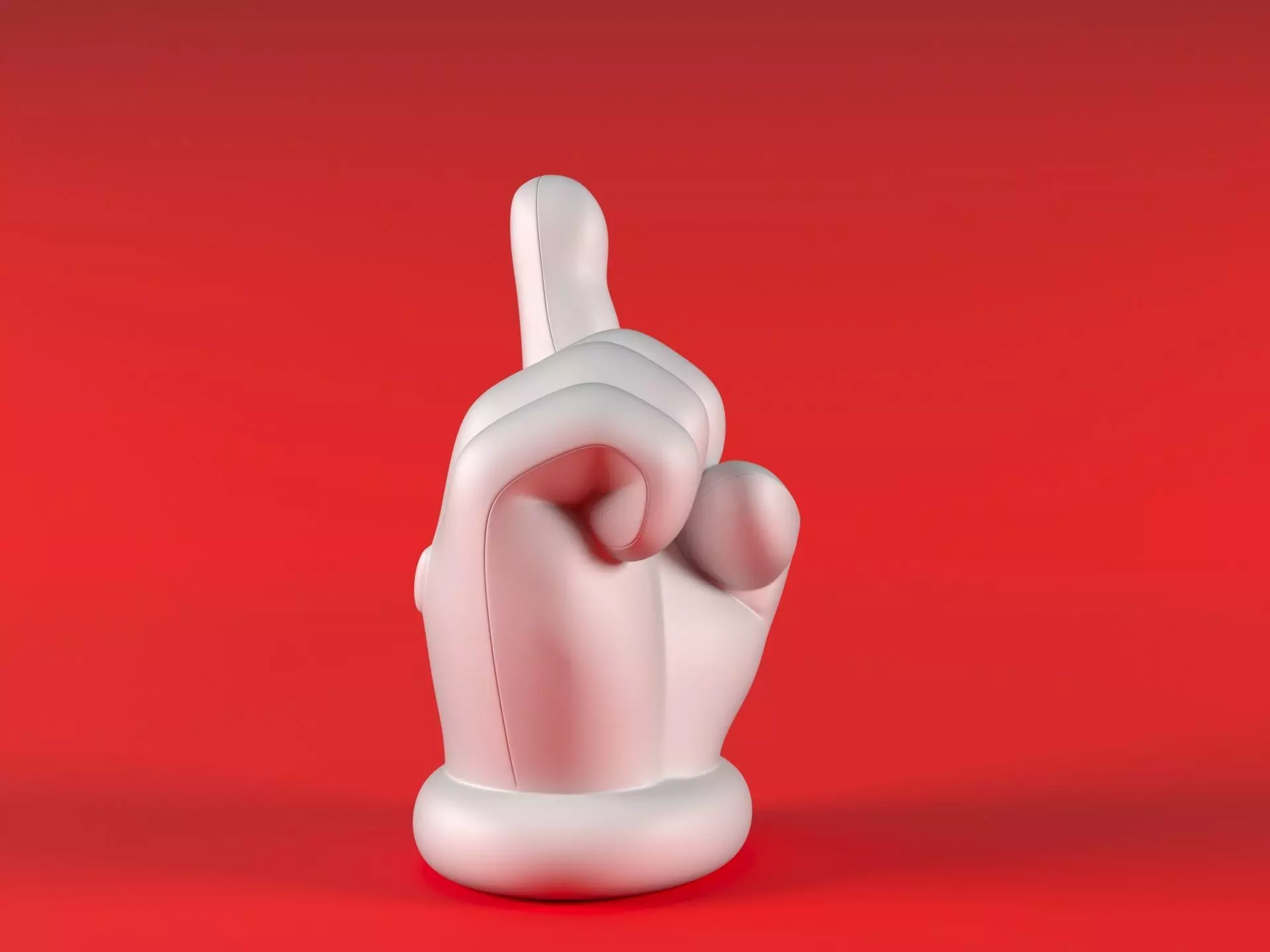 Mario Hand - Index 3D print model_10