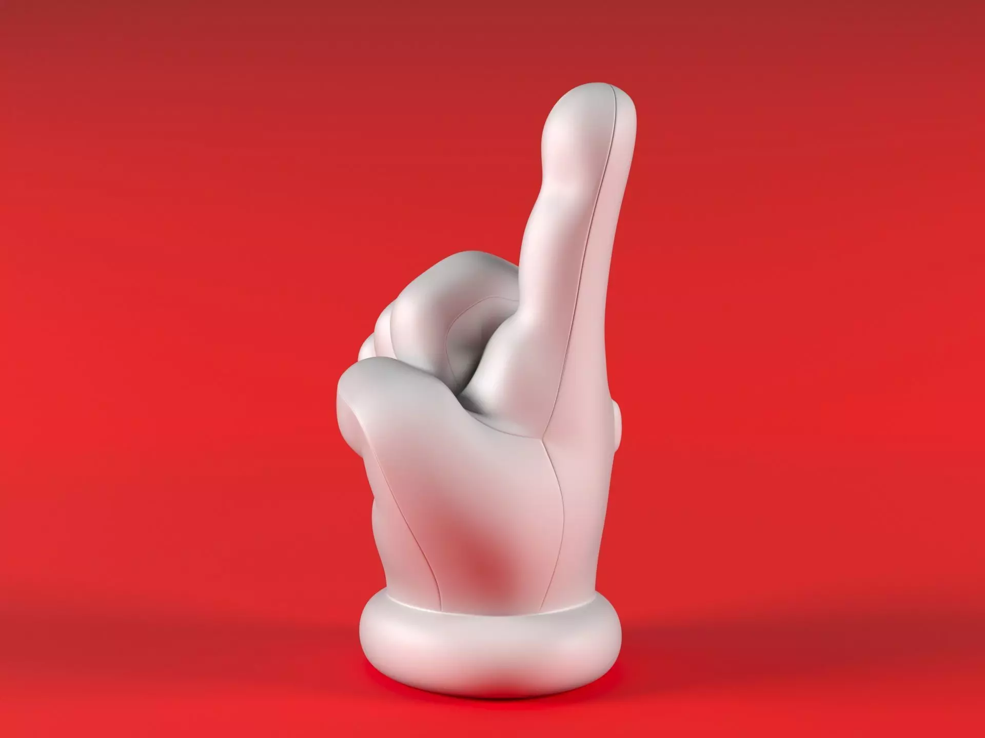 Mario Hand - Index 3D print model_6