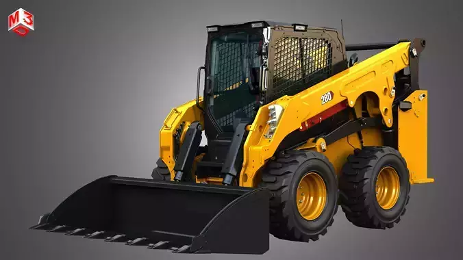 280 Skid Steer Loader - Bucket 3D model