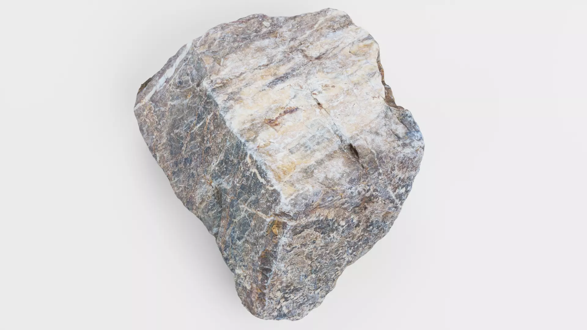 Rock - Scanned Low-poly 3D model_7