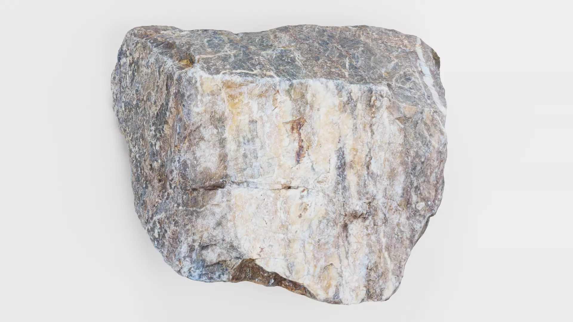 Rock - Scanned Low-poly 3D model_6