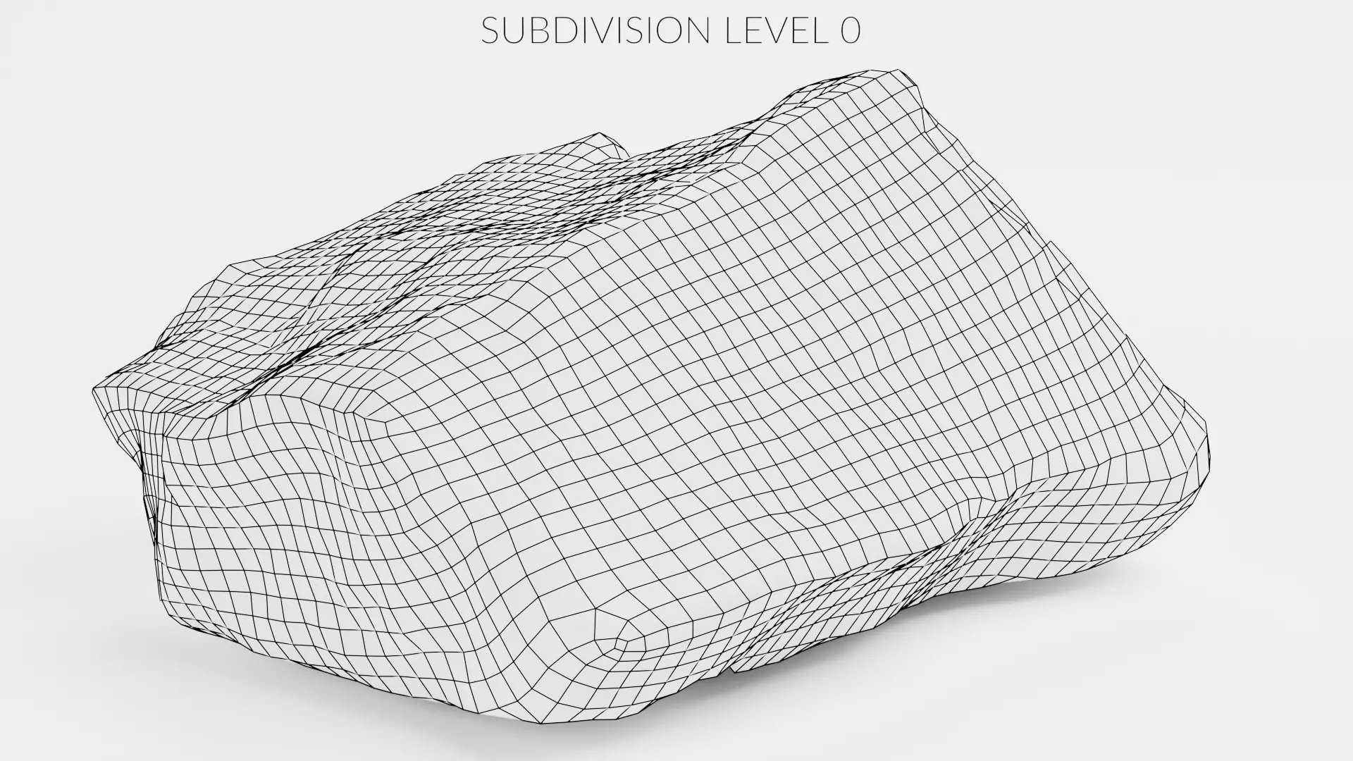 Rock - Scanned Low-poly 3D model_9