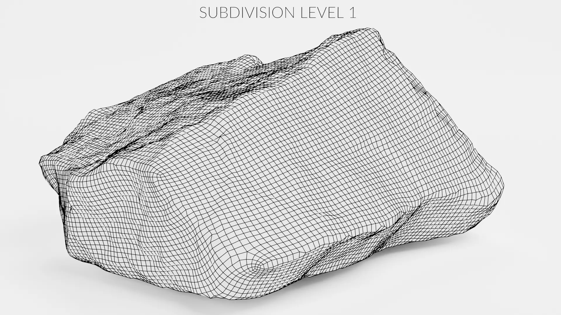 Rock - Scanned Low-poly 3D model_10