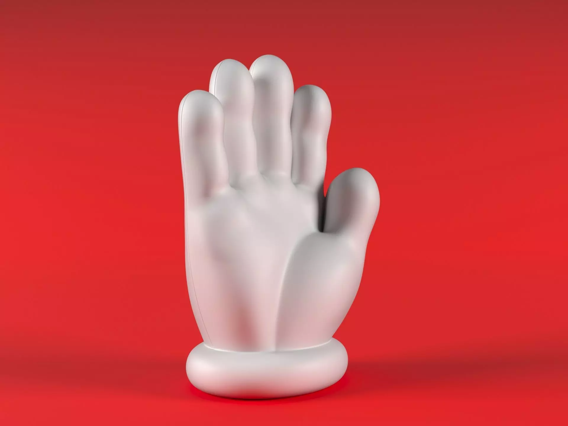 Mario Hand - Palm 3D print model_8