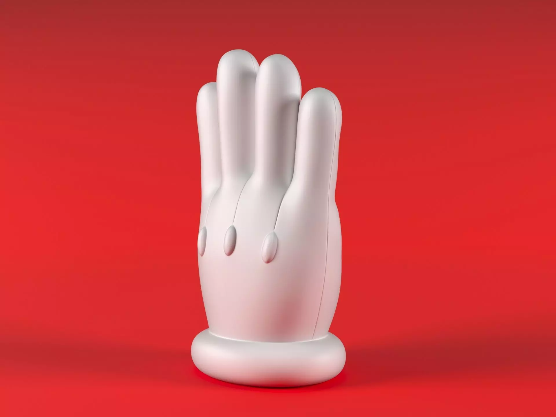 Mario Hand - Palm 3D print model_11