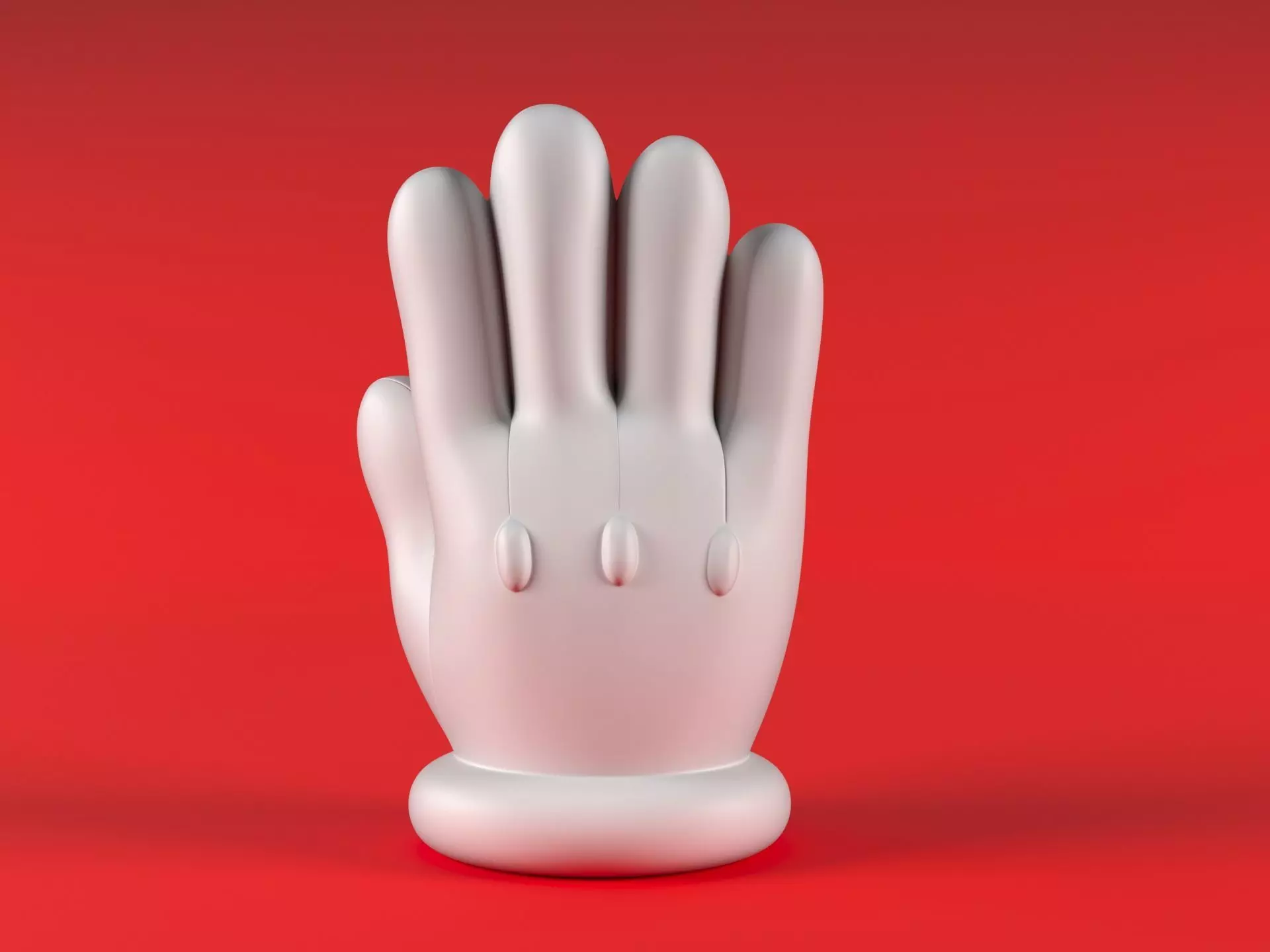 Mario Hand - Palm 3D print model_12
