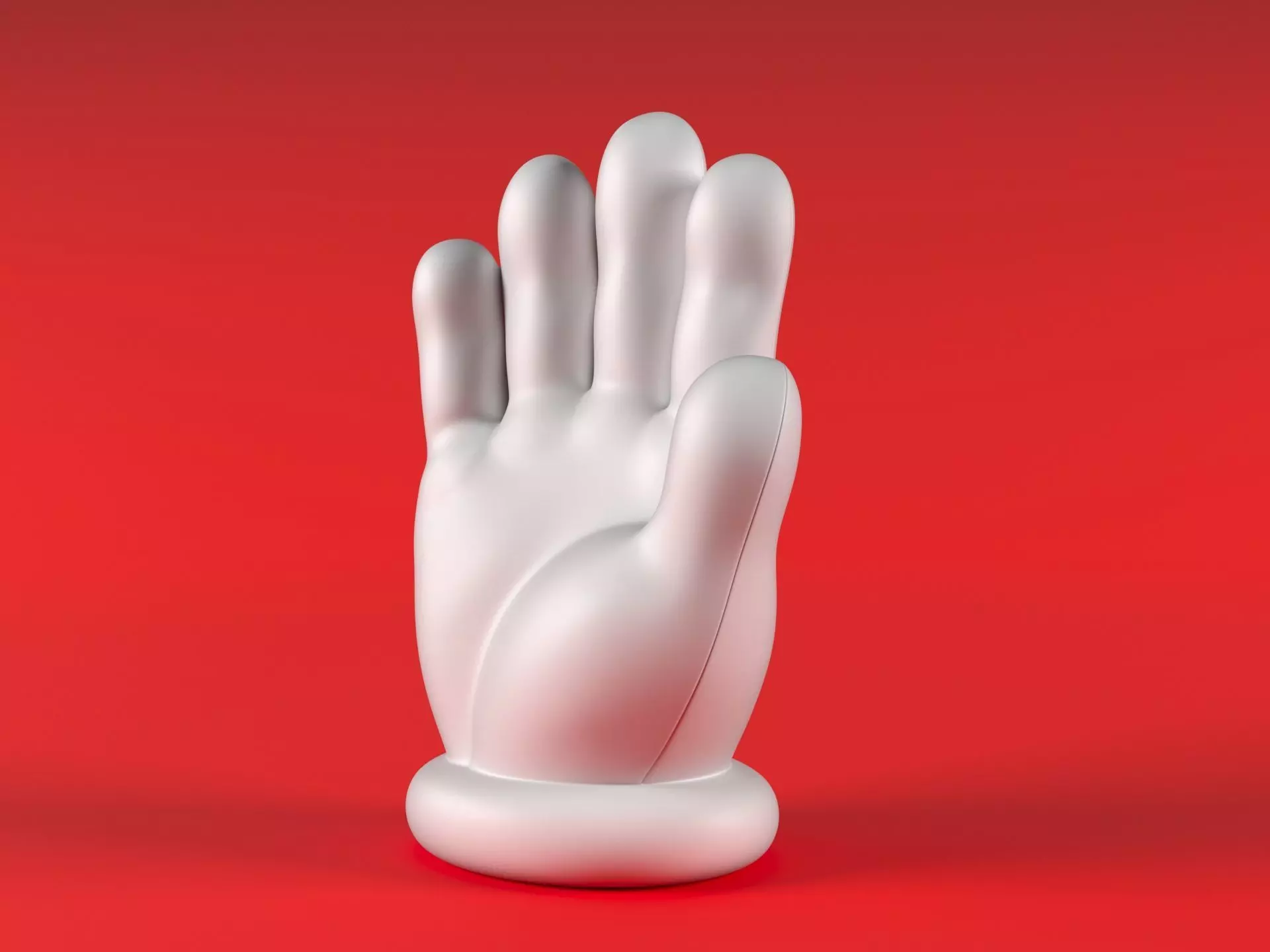 Mario Hand - Palm 3D print model_7