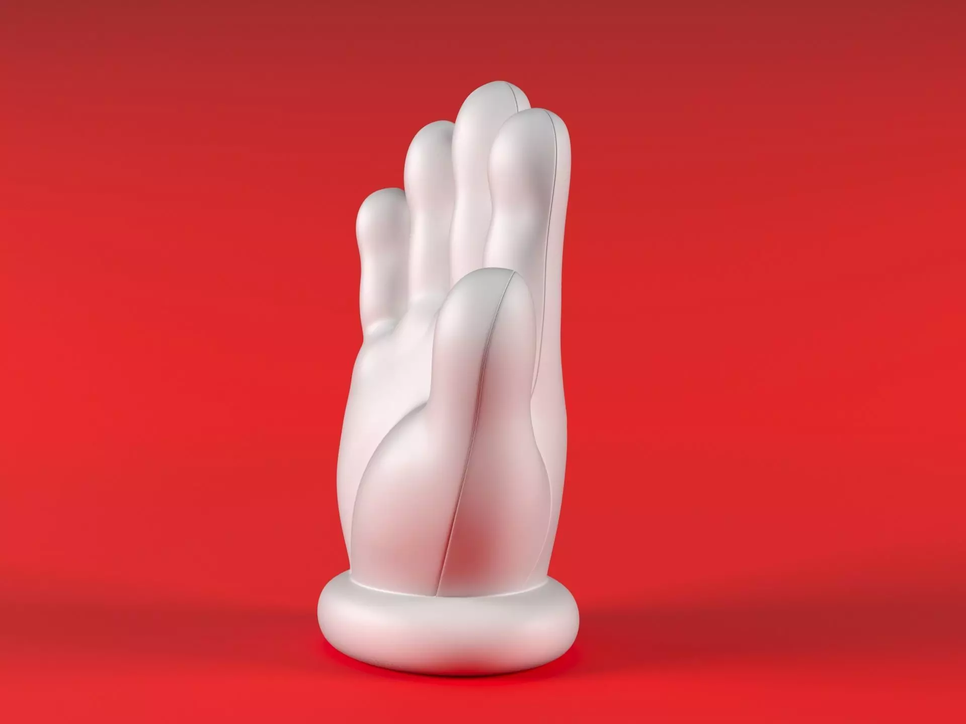 Mario Hand - Palm 3D print model_6