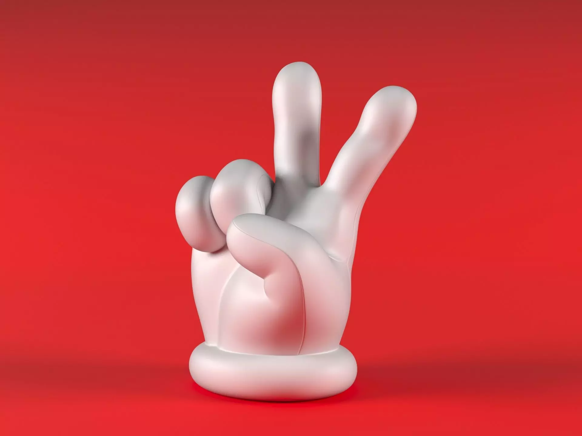 Mario Hand - Victory 3D print model_8