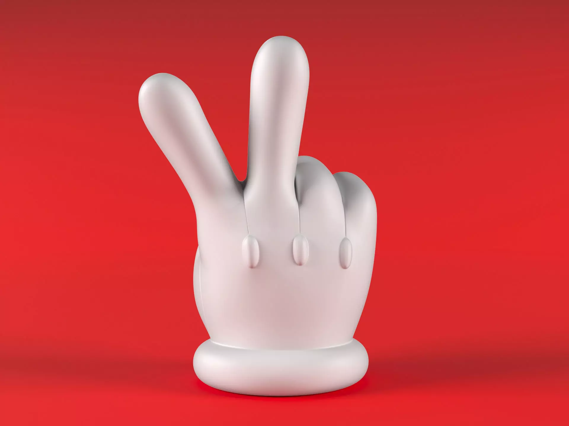 Mario Hand - Victory 3D print model_0