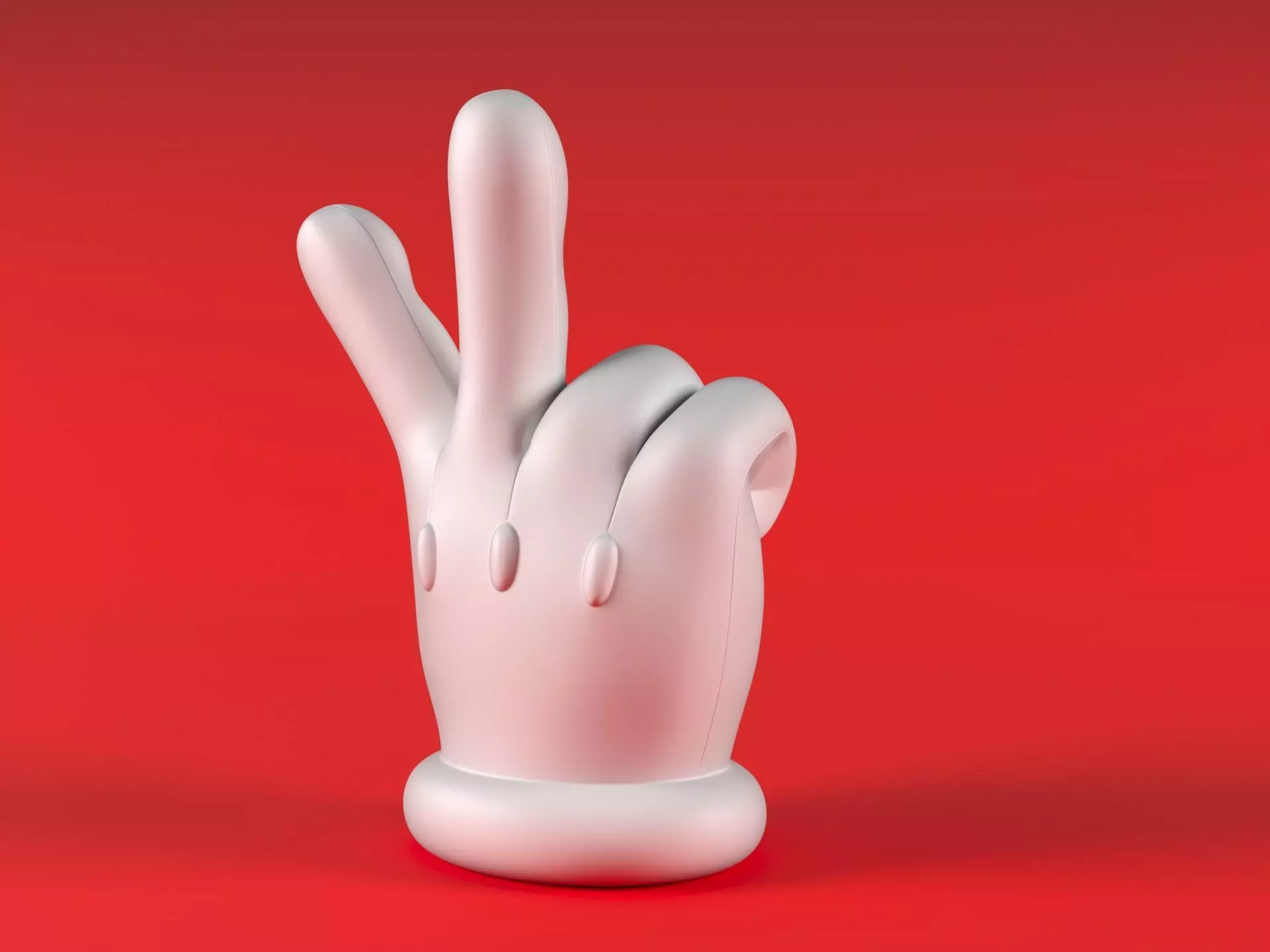 Mario Hand - Victory 3D print model_13