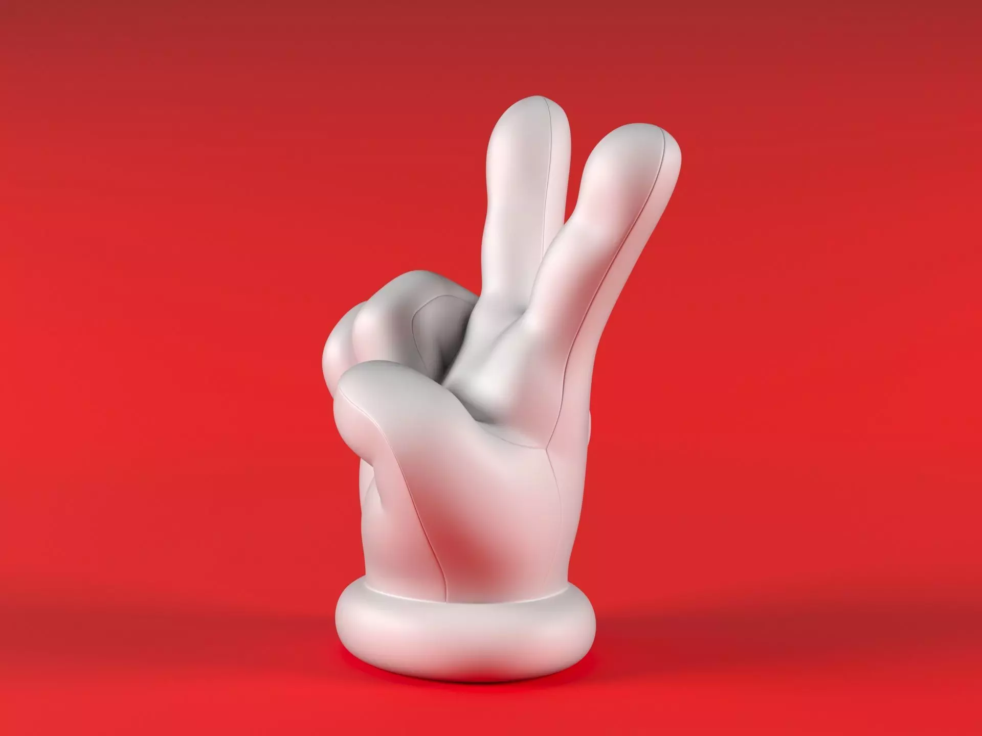 Mario Hand - Victory 3D print model_7