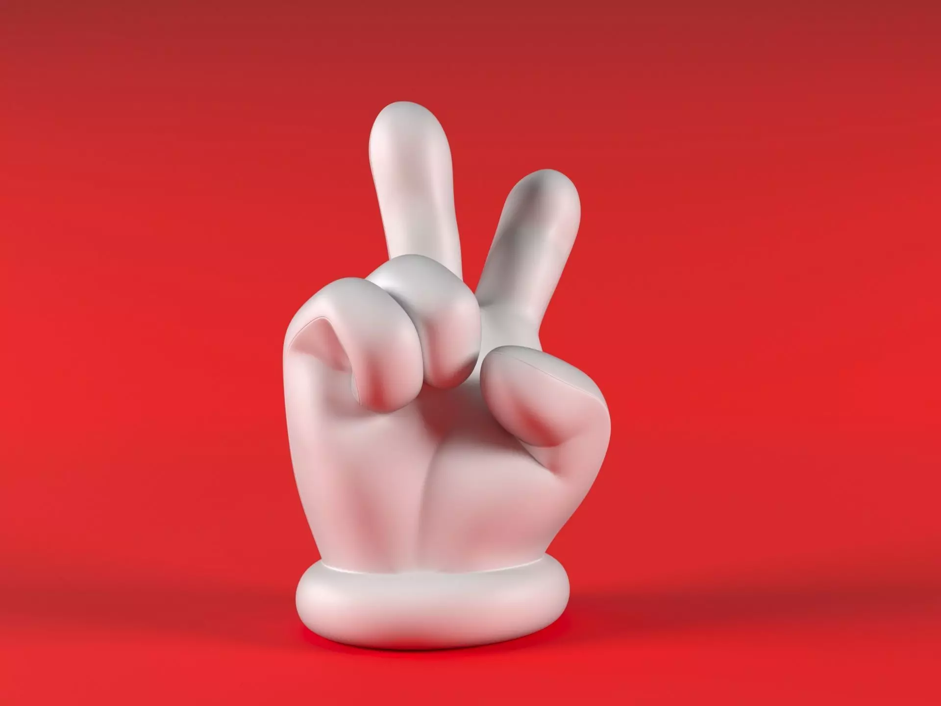 Mario Hand - Victory 3D print model_9