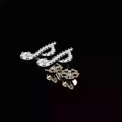 The Emerald-Cut Halo Drop Earrings