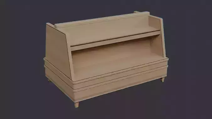 Wood Store Display Cabinet